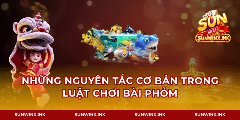 Những nguyên tắc cơ bản trong luật chơi bài phỏm