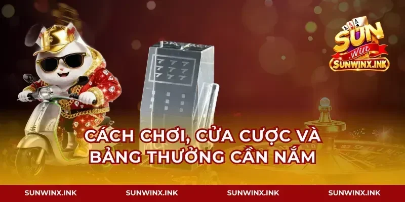 Cách chơi, cửa cược và bảng thưởng cần nắm