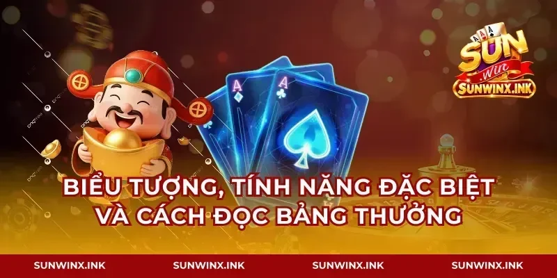 Biểu tượng, tính năng đặc biệt và cách đọc bảng thưởng